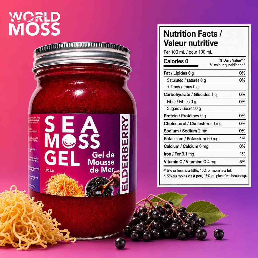 Elderberry Sea Moss Gel