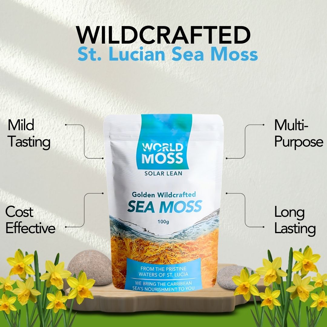 Solar Lean - Golden Wildcrafted St. Lucian Sea Moss