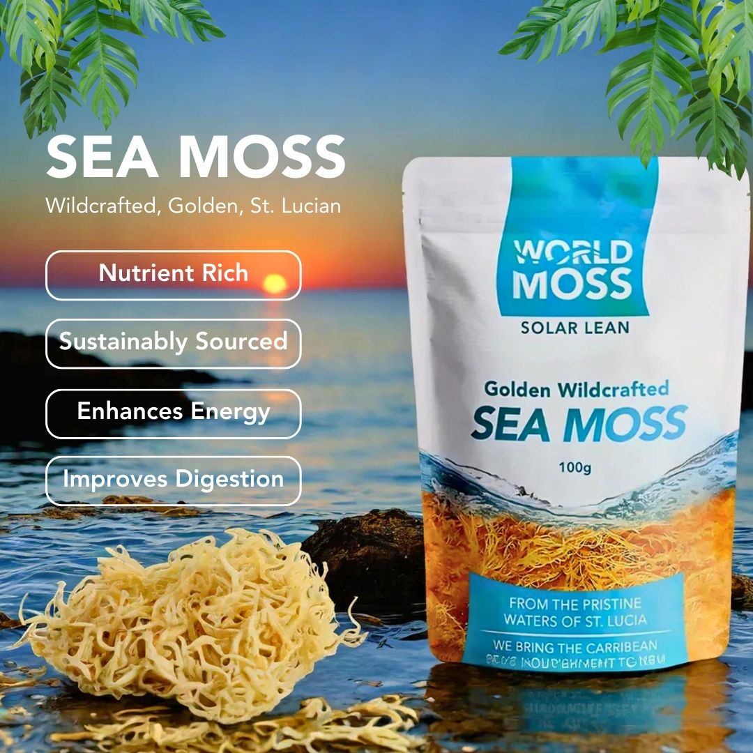 Solar Lean - Golden Wildcrafted St. Lucian Sea Moss