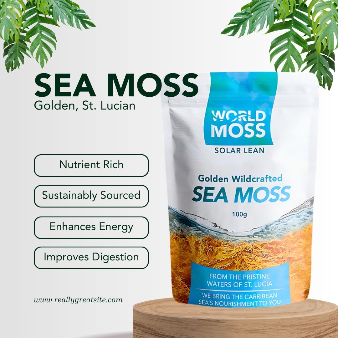 Solar Lean - Golden Wildcrafted St. Lucian Sea Moss