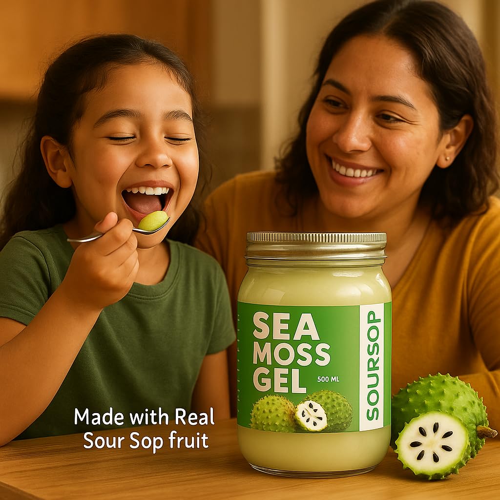 Sour Sop Sea Moss Gel By World Moss