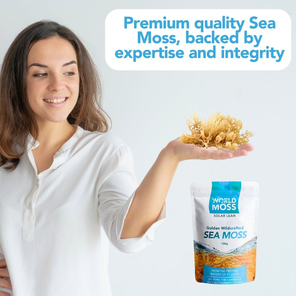 Solar Lean - Golden Wildcrafted St. Lucian Sea Moss
