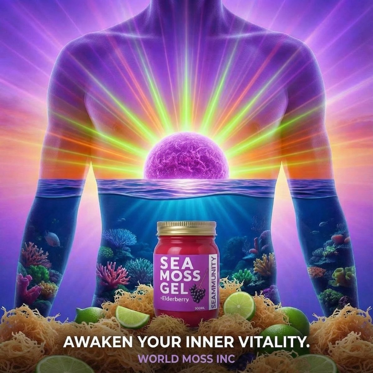 Elderberry Sea Moss Gel - World Moss