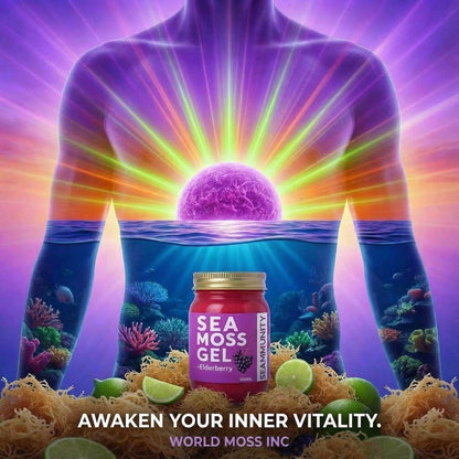 Elderberry Sea Moss Gel - World Moss