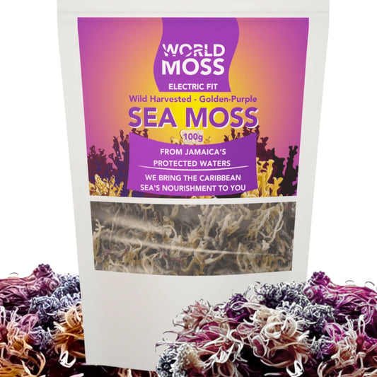 Electric Fit - Jamaican Golden Purple - Wild Harvested Sea Moss