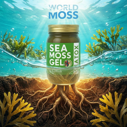 Seatox - World Moss Bladderwrack and Burdock Sea Moss Gel - World Moss