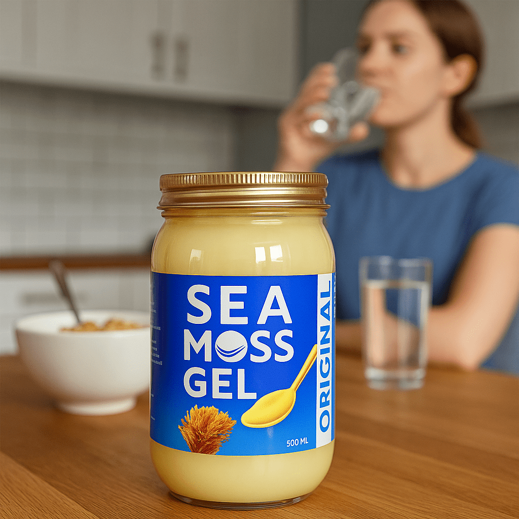 World Moss Original Sea Moss Gel in a jar, ideal for health enthusiasts looking to buy sea moss gel Canada