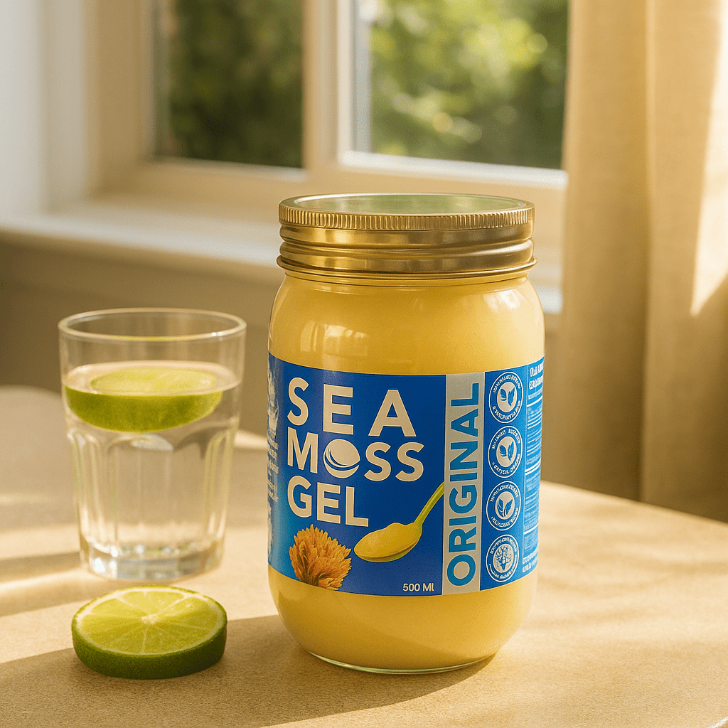 World Moss Original Sea Moss Gel in a jar, perfect for those who want to buy sea moss gel Canada.