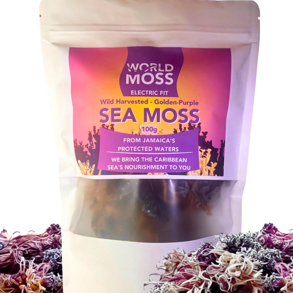 Electric Fit - Jamaican Golden Purple - Wild Harvested Sea Moss