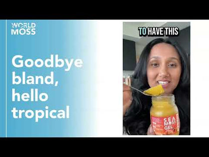 Mango Sea Moss Gel By World Moss - 500ml Tropical Wellness