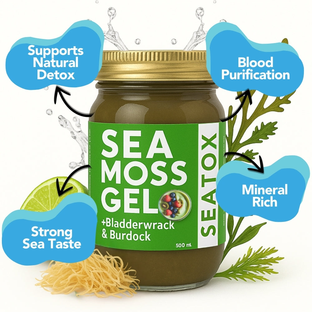 Seatox - Bladderwrack and Burdock Infused Sea Moss Gel