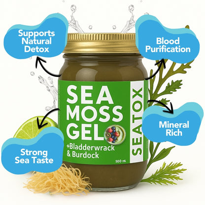 Seatox - Bladderwrack and Burdock Infused Sea Moss Gel