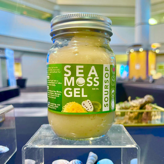Sour Sop Sea Moss Gel (Premium Soursop + Wildcrafted Moss)