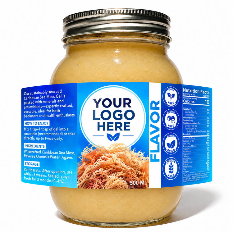 Original sea moss gel 500 mL jar